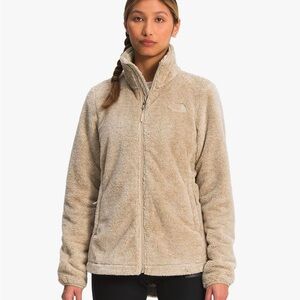 The North Face Women's Printed Multicolor Osito Jacket, Flax/Bleached Sand